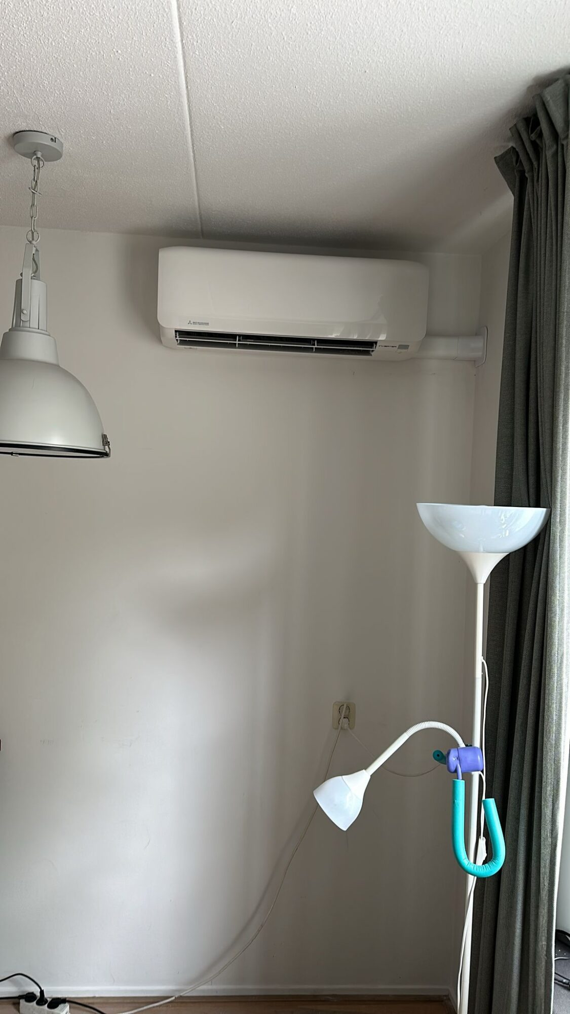 binnenunit airco plaatsen slaapkamer